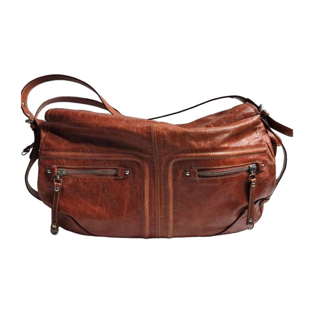 3432‎ Nuovedive Italian Leather Large Hobo Handbag
